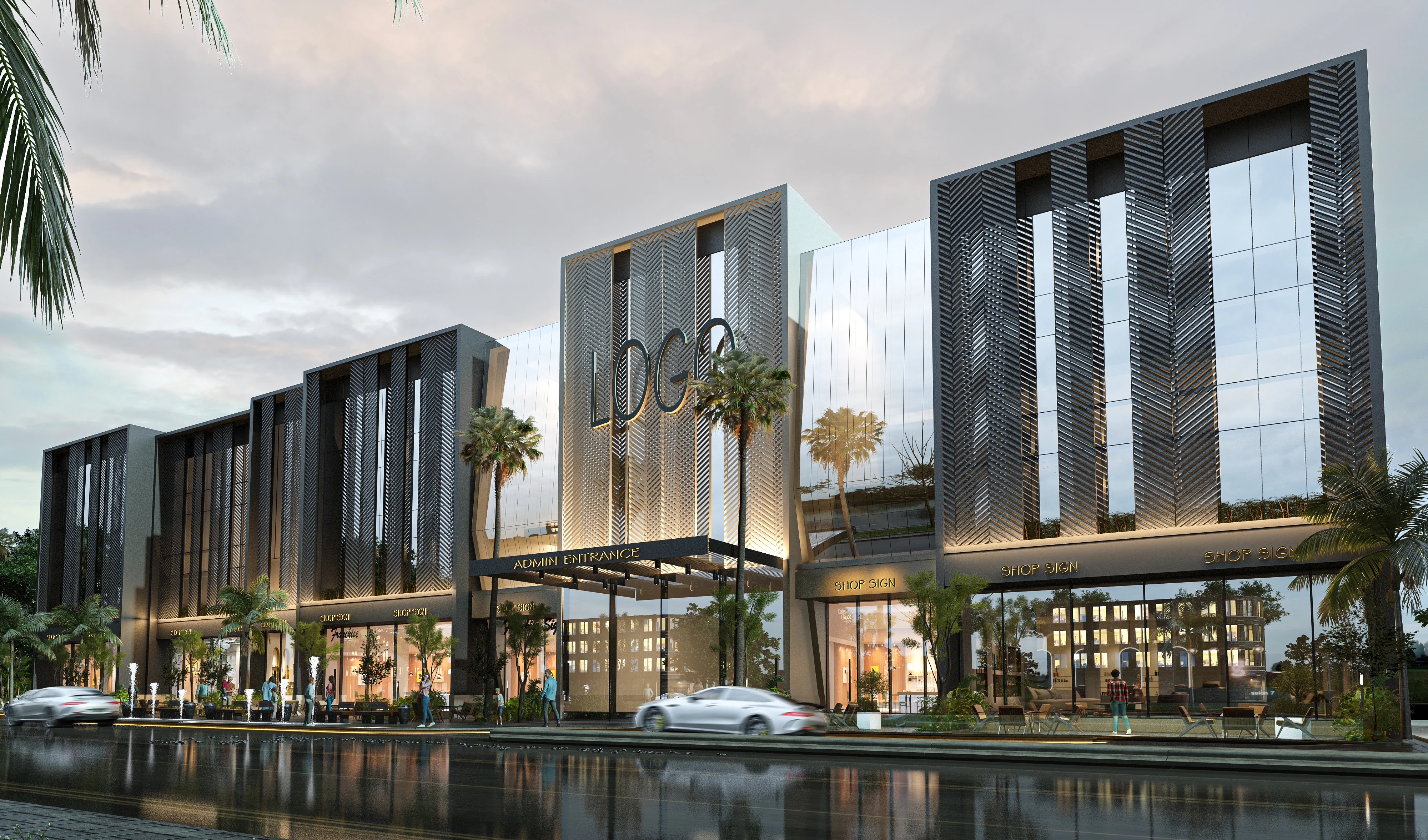 Q-East Building exterior